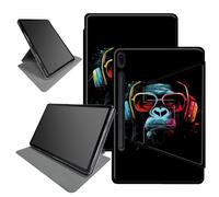 Music Gorilla Custodia per Samsung Galaxy Tab S8 Plus 2022/S7 FE 2021/S7 Plus 2020 12,4 pollici, supporto pieghevole girevole a 360 gradi con angoli di visualizzazione multipli custodia con auto sleep