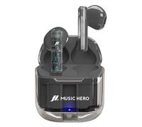 Music Hero - Auricolare Bluetooth Mhtwsicybtk-nero MUSIC HERO