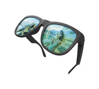 Music Hero occhiali da sole con auricolari wireless integrati, lenti polarizzate, musica e chiamate, microfono, water resistant, OWS, Air Conduction System