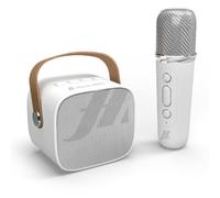 Music Hero speaker con microfono per karaoke, speaker wireless, microfono wireless con effetti, con maniglia, tasti integrati