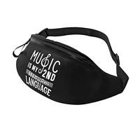 Music is My Second Language da viaggio regolabile da uomo e da donna da corsa all'aperto