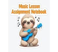 Music Lesson Assignment notebook - Retro