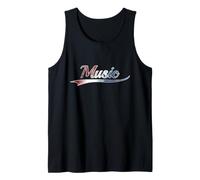 Music Lover Patriotic Red White And Blue USA Canotta