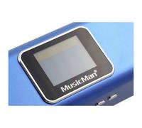 Music Man 3548 MA Display blau Mini altoparlante AUX, Radio FM, SD, portatile,