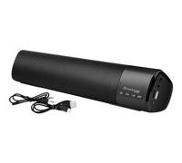 Music Man 4893 BT-X54 Soundbar, Altoparlante portatile Nero Bluetooth®, USB