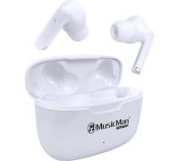 Music Man 5098 BT-X63 Cuffie In Ear Bluetooth Stereo Bianco headset con microfo
