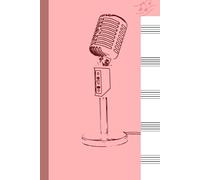 Music Manuscript Notebook. 100 PAGES: Blank Sheet Songwriting Piano Music : Notebook 100 Pages - Staves per Page