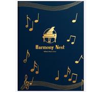 Music Manuscript Notebook - 100 Pages | Staff Paper for Piano, Guitar, Songwriting & Composition: Blank Staff Paper with Standard Line Spacing for ... | Coil Bound Sheet Music Journal