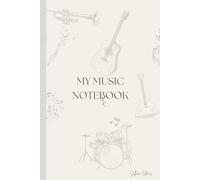 Music Manuscript Notebook - Blank Sheet Music Book | 48 Pages, 12 Staves per Page, 6x9 Inch, Minimalist Design: This music manuscript notebook ... for all musicians - from students to teachers