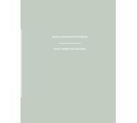 Music Manuscript Notebook: Blank Sheet Music for Musicians & Composers - 100 Pages, 8 Staves per Page, Large 8.5x11 Notebook for Songwriting and Music Theory