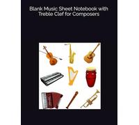 Music Manuscript Paper Notebook for Composers and Students