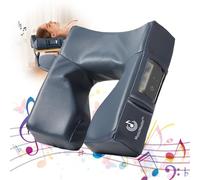 Music Master - Cuscino massaggiante Bluetooth ad alta fedeltà, per lettino da massaggio, ultra morbido, con grande apertura per gli occhi per un comfort superiore, colore: blu reale