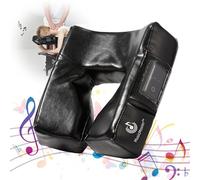 Music Master - Cuscino massaggiante Bluetooth ad alta fedeltà, per lettino da massaggio, ultra morbido, con grande apertura per gli occhi per un comfort superiore, nero nano