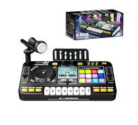 Music Mixer-Piano Toy-Rechabilitable Game Game Children, Mini-Piano Shining interattivo | Suoni apprendimento del mandrel musicale pedagogico, campo strumento digitale a casa - area gi