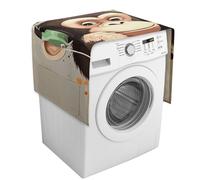 Music Monkey Copertura per lavatrice con tasche portaoggetti Rondella Asciugatrice Copertura antipolvere 137,9 x 52,1 cm Frigorifero Cucina Cuscinetti Protettivi Decorazioni per la Casa
