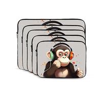 Music Monkey Custodia per laptop da 10 pollici Custodia per laptop portatile antiurto moda borsa per laptop per donne uomini valigetta per laptop
