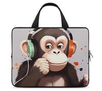 Music Monkey - Custodia protettiva per computer portatile da 15 pollici, per viaggi d'affari o tablet