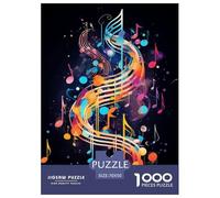 Music Note Puzzle 1000 Pezzi Classico Per Adulti E Bambini Dai 12 Anni, Giochi E Giocattoli Funtivi Challenge Gift, Regalo Romantico Per Uomini E Donne 70x50cm/1000pcs