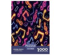 Music Note Puzzle 1000 Pezzi Per Adulti Perfetto Per Appassionati Di Esperti Sfida Impossibile Creativo Regalo Per La Famiglia Regalo Per Adulti E Bambini Da 14 Anni E Più 38x26cm/1000pcs