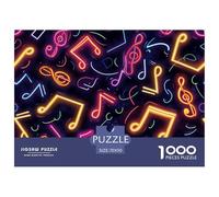 Music Note Puzzle Da 1000 Pezzi Per Gli Adulti Healed Jigsaw Multicolore Moderno Educativi Regalo Amore E Amico Stampa Di Alta Qualità 70x50cm/1000pcs