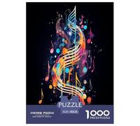 Music Note Puzzles 1000 Pezzi Perfetto Per Appassionati Di Esperti Sfida Impossibile Creativo Regalo Per La Famiglia Regalo Per Adulti E Bambini Da 14 Anni E Più 38x26cm/1000pcs