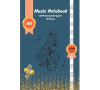 music notebook a6 - Pocket - blank music sheets - Manuscript Notebook -100 Pages- 4×6 inch - Portable Staff Paper for Musicians: Compact Blank Music ... - Composers - Students - and Music Lovers