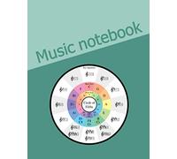 Music Notebook - Circle of the fifths: Blank sheet music notebook. Music manuscript paper.