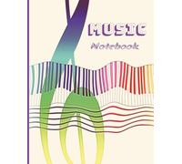 Music Notebook: Wide Staff | 100 blank pages | Write Your Own Music