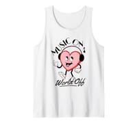 Music On World off - Cuffie a Forma di Cuore, Stile retrò Canotta