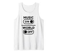 Music On, World Off. Musica accesa, mondo spento Canotta