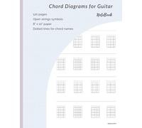 MUSIC PAPER Notebook: Chord Diagrams for Guitar - MyMusicStuff