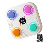 Music Punching Machine, Musical Boxing Machine Wall Mounted Punching Machine, Light Training Boxing Trainer Rechargeable Sport Toy for Adults, Punching Box for Fitness and Fun