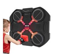 Music Punching Machine, Wireless Smart Workout Trainer, Adjustable Rhythm Target Wall Pad for Boxing, Fitness, Home, Gym, Training, Office, Dorm, Studio, Apartment, Cardio