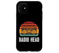 Music Radio Head Boombox Retro Stereo Cassette Uomo Donna Bambino Custodia per iPhone 11