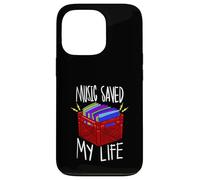 Music Saved My Life Vinile Records Lovers Custodia per iPhone 13 Pro