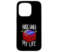 Music Saved My Life Vinile Records Lovers Custodia per iPhone 15 Pro
