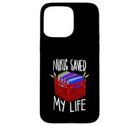 Music Saved My Life Vinile Records Lovers Custodia per iPhone 15 Pro Max