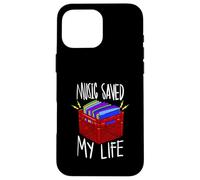 Music Saved My Life Vinile Records Lovers Custodia per iPhone 16 Pro Max