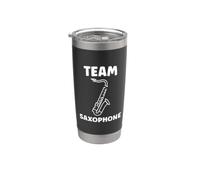 Music Saxophonist simple quote team Saxophone Bicchiere termico in acciaio inox doppia parete