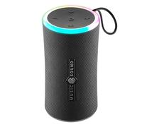 Music Sound AURA 20W - Cassa Bluetooth Portatile - Nero - IPX6 - luci RGB