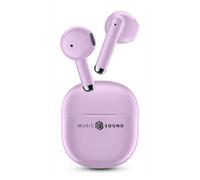 Music Sound, BREEZE Auricolari Bluetooth Wireless con Case Colorata e Touch Control, Fino a 20 Ore Playtime, Auto Pairing, Design a Capsula, Compatti e Portatili