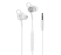 Music Sound | Auricolari a Filo In-Ear - Connettore jack 3,5 mm - Stabili e Comfortevoli - Ergonomici - Bianco