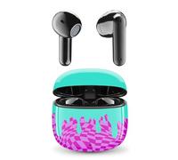Music Sound - Auricolari Bluetooth TWS Fantasy - Design a Capsula - Senza Fili - Custodia di Ricarica - Microfono - Play Time fino a 25 ore di ascolto - Tanti colori e fantasie disponibili
