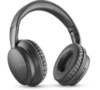 Music Sound BOOST Cuffia Wireless Around-Ear Pieghevole con Microfono Integrato, 3 Modalità EQ, Autonomia fino a 8 Ore, Design Ergonomico, Nero