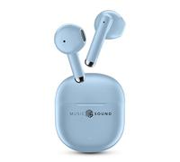 Music Sound, BREEZE Auricolari Bluetooth Wireless con Case Colorata e Touch Control, Fino a 20 Ore Playtime, Auto Pairing, Design a Capsula, Compatti e Portatili