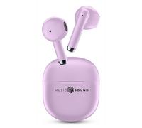 Music Sound, BREEZE Auricolari Bluetooth Wireless con Case Colorata e Touch Control, Fino a 20 Ore Playtime, Auto Pairing, Design a Capsula, Compatti e Portatili