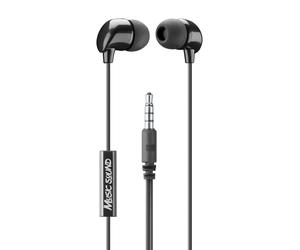 Music Sound Color In-Ear Jack 3.5 Cuffie intrauricolari: sono ergonomiche e offrono un'isolamento passivo del rumore, garantendo così bassi potenti e una qualità sonora immersiva - Nouvo