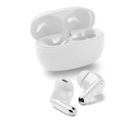 Music Sound DRIFT auricolari Bluetooth wireless in-ear con custodia compatta colorata, auto pairing, comandi touch, fino a 22 ore di riproduzione, ottimali per musica e chiamate, bianco