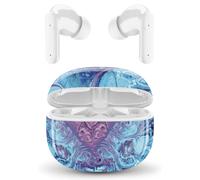 Music Sound - Auricolari Bluetooth TWS Fantasy - Design In-Ear - Senza Fili - Custodia di Ricarica - Microfono - Play Time fino a 25 ore di ascolto - Tanti colori e fantasie disponibili
