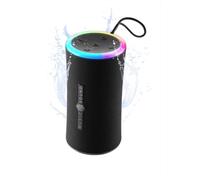 Music Sound AURA 20W - Cassa Bluetooth Portatile - Nero - IPX6 - luci RGB